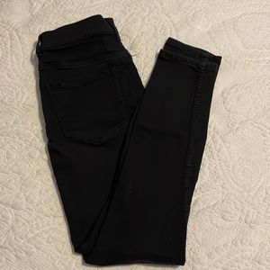 Express high rise jeans.